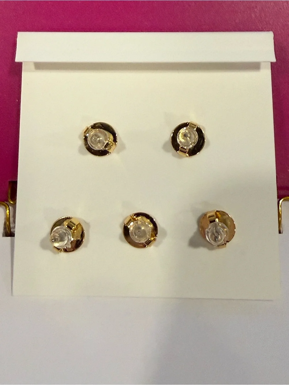Tory Burch | Gold Plated Icon Logo, Pave & Pearl Mixed Stud Earring Set